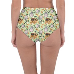 Reversible High-Waist Bikini Bottoms 