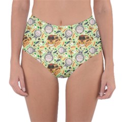 Reversible High-Waist Bikini Bottoms 