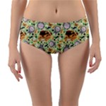 My Neighbor Totoro Pattern Reversible Mid-Waist Bikini Bottoms