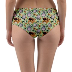 Reversible Mid-Waist Bikini Bottoms 
