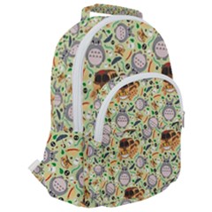 Rounded Multi Pocket Backpack 