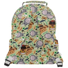 Rounded Multi Pocket Backpack 
