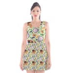 My Neighbor Totoro Pattern Scoop Neck Skater Dress