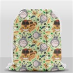 My Neighbor Totoro Pattern Drawstring Bag (Small)