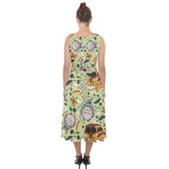 Midi Tie-Back Chiffon Dress 