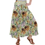 My Neighbor Totoro Pattern Satin Palazzo Pants