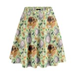 My Neighbor Totoro Pattern High Waist Skirt