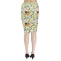 Midi Wrap Pencil Skirt 
