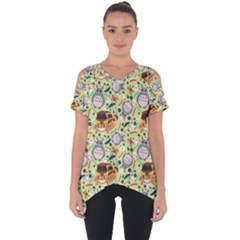 Cut Out Side Drop T-Shirt 