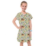 My Neighbor Totoro Pattern Kids  Drop Waist Dress