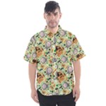 My Neighbor Totoro Pattern Men s Short Sleeve Shirt