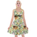 My Neighbor Totoro Pattern Reversible Velvet Sleeveless Dress