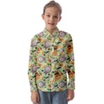 My Neighbor Totoro Pattern Kids  Long Sleeve Shirt