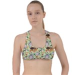 My Neighbor Totoro Pattern Criss Cross Racerback Sports Bra