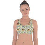 My Neighbor Totoro Pattern Cross String Back Sports Bra