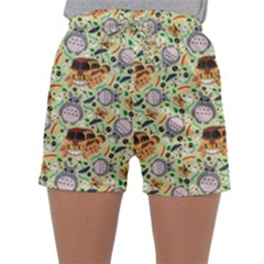 Women s Satin Sleepwear Shorts 