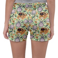 Women s Satin Sleepwear Shorts 