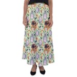 My Neighbor Totoro Pattern Flared Maxi Skirt