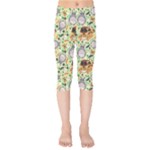 My Neighbor Totoro Pattern Kids  Capri Leggings 