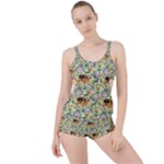 My Neighbor Totoro Pattern Boyleg Tankini Set 