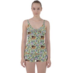 Tie Front Two Piece Tankini 