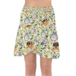 My Neighbor Totoro Pattern Wrap Front Skirt