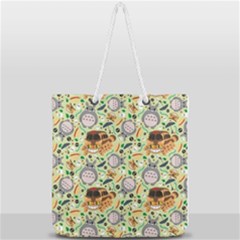 Full Print Rope Handle Tote (Large) 