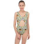 My Neighbor Totoro Pattern Center Cut Out Swimsuit