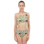 My Neighbor Totoro Pattern Spliced Up Two Piece Swimsuit