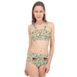 My Neighbor Totoro Pattern Cage Up Bikini Set