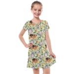 My Neighbor Totoro Pattern Kids  Cross Web Dress