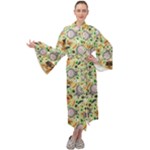 My Neighbor Totoro Pattern Maxi Velour Kimono