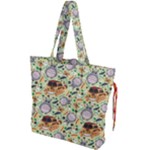 My Neighbor Totoro Pattern Drawstring Tote Bag