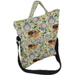 My Neighbor Totoro Pattern Fold Over Handle Tote Bag