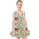 My Neighbor Totoro Pattern Kids  Cross Back Dress