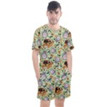 My Neighbor Totoro Pattern Men s Mesh Tee and Shorts Set