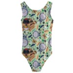 My Neighbor Totoro Pattern Kids  Cut-Out Back One Piece Swimsuit