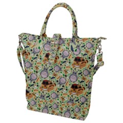 Buckle Top Tote Bag 