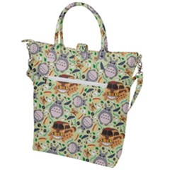 Buckle Top Tote Bag 