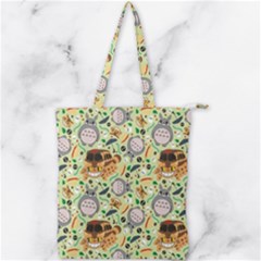 Double Zip Up Tote Bag 