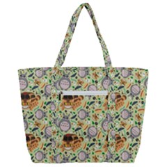 Zip Up Canvas Bag 