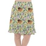 My Neighbor Totoro Pattern Fishtail Chiffon Skirt