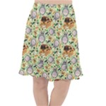 My Neighbor Totoro Pattern Fishtail Chiffon Skirt