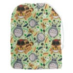 My Neighbor Totoro Pattern Drawstring Pouch (3XL)