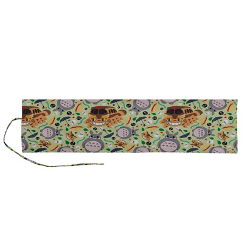My Neighbor Totoro Pattern Roll Up Canvas Pencil Holder (L) from ArtsNow.com