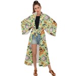 My Neighbor Totoro Pattern Maxi Kimono