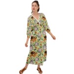 My Neighbor Totoro Pattern Grecian Style  Maxi Dress