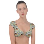 My Neighbor Totoro Pattern Cap Sleeve Ring Bikini Top