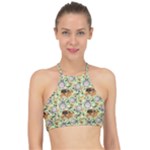 My Neighbor Totoro Pattern Racer Front Bikini Top