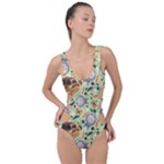 My Neighbor Totoro Pattern Side Cut Out Swimsuit